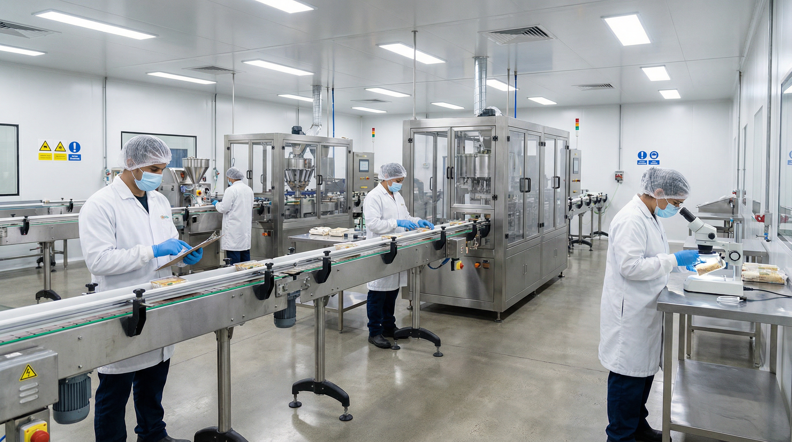 Modern food manufacturing facility